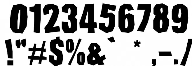 Horseradish Font OTHER CHARS