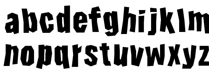 Horseradish Font LOWERCASE