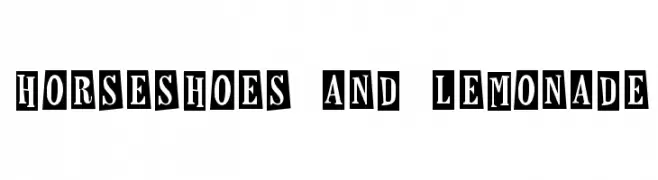 Horseshoes And Lemonade  Fuentes Gratis Descargar