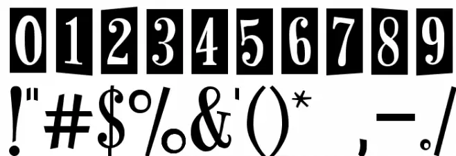 Horseshoes And Lemonade Font OTHER CHARS