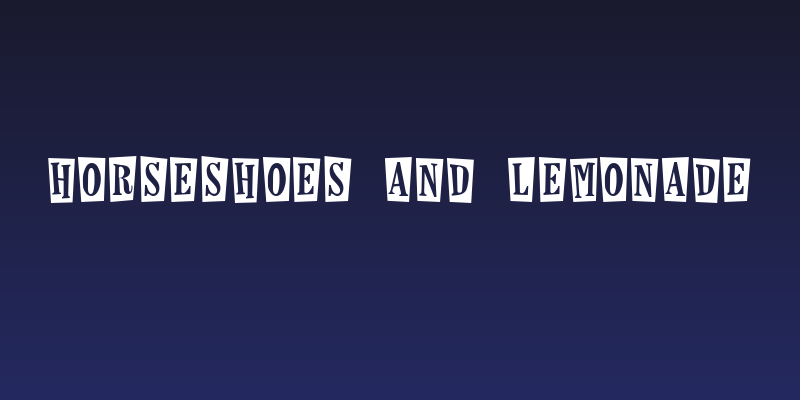 Horseshoes And Lemonade Social Header