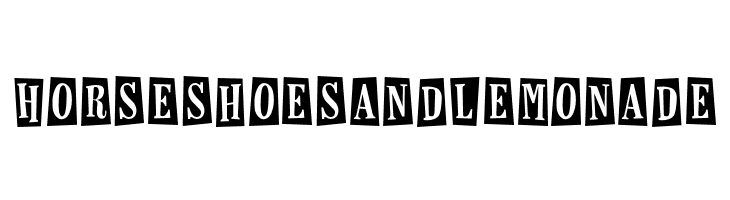 Horseshoes and Lemonade  font caratteri gratis