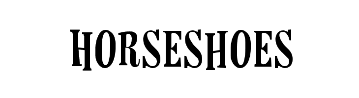 Horseshoes  Fuentes Gratis Descargar