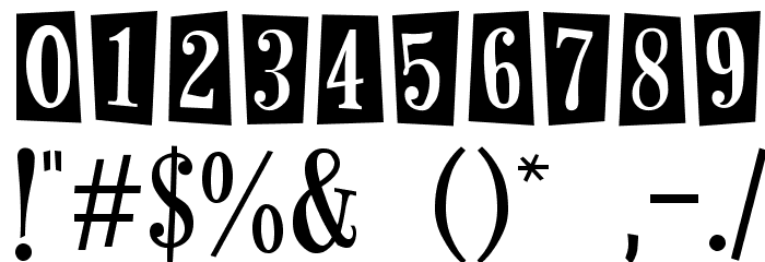 HorseshoesAndLemonade Font OTHER CHARS