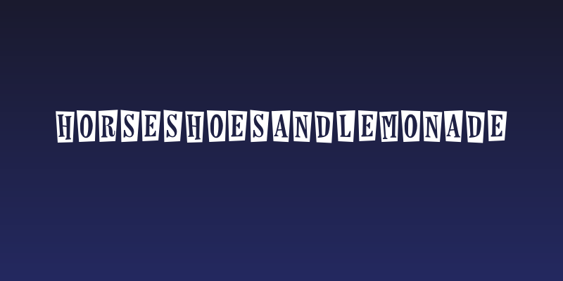 HorseshoesAndLemonade Social Header