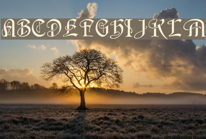 Horst Regular Schriftart examples