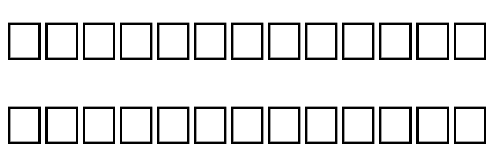 Horst Regular Schriftart Kleinbuchstaben