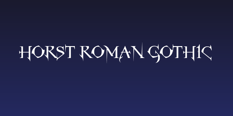 Horst Roman Gothic Social Header
