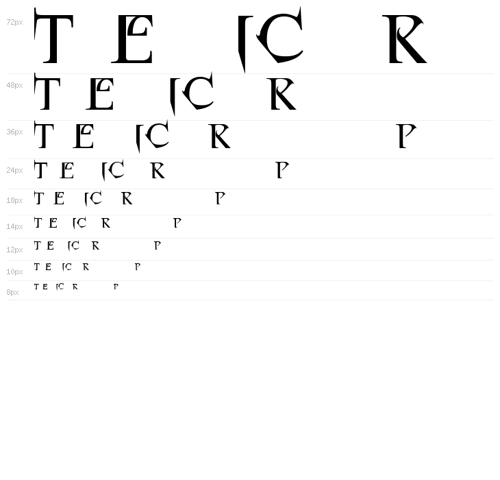 Horst Roman Gothic Waterfall