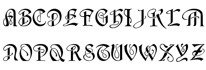HorstCapitals Шрифта строчной