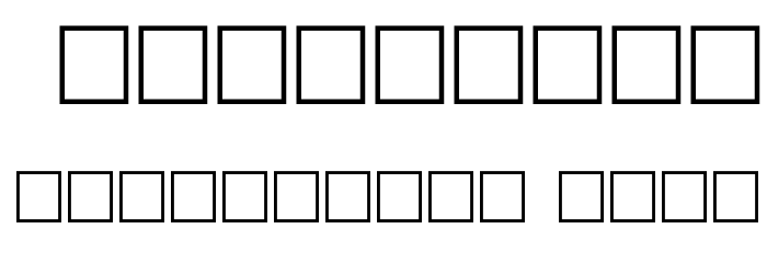HorstCaps Caps:001.001 Font OTHER CHARS