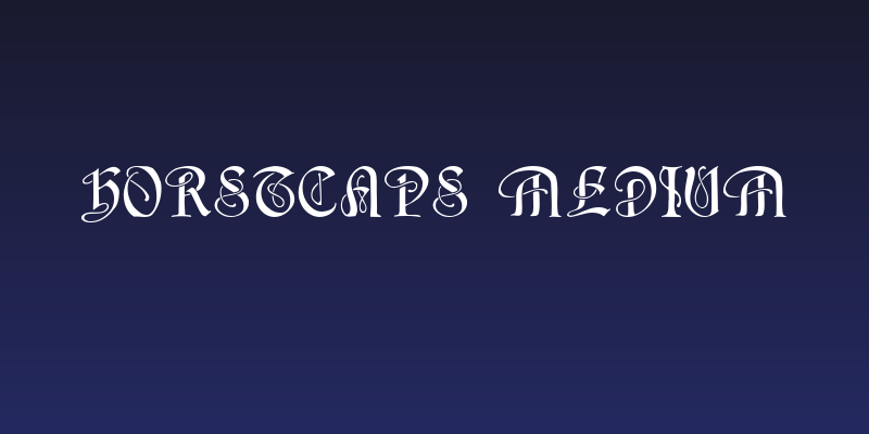 HorstCaps Medium Social Header