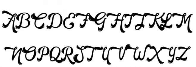 HorstailFreeRegular خط أحرف كبيرة
