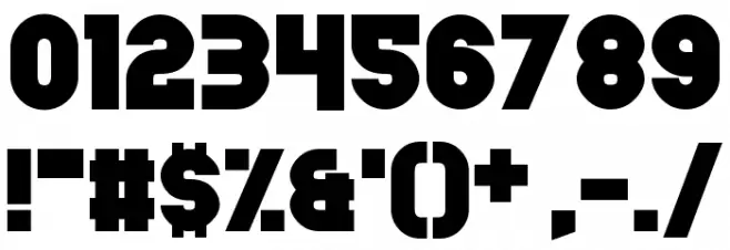 Horticulture Font OTHER CHARS