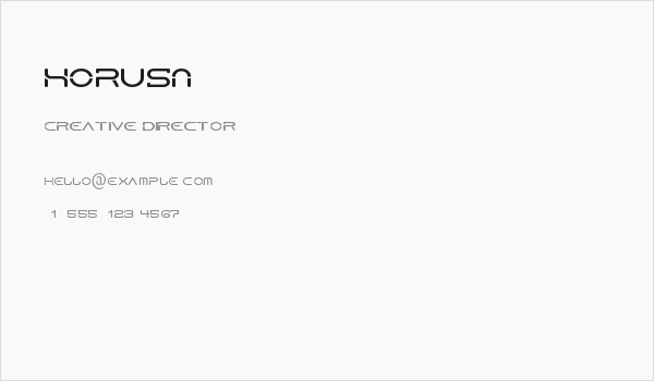 HorusN Business Card