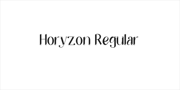 Horyzon Regular Logo