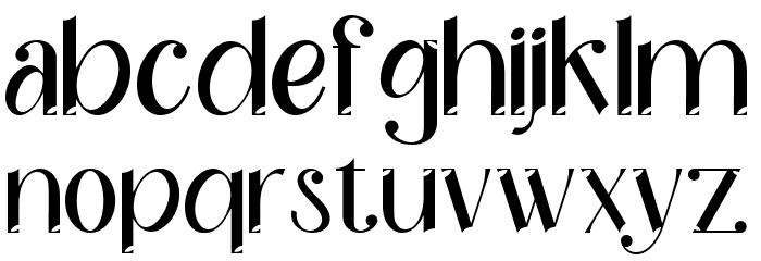 Horyzon Regular Font LOWERCASE