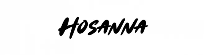 Hosanna  font caratteri gratis