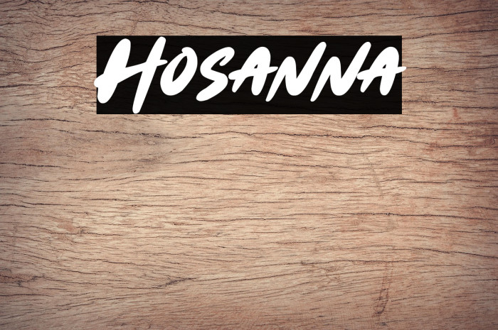 Hosanna Example 1