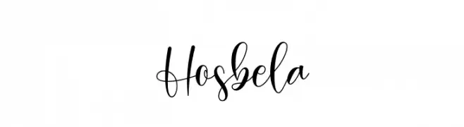 Hosbela  Descarca Fonturi Gratis