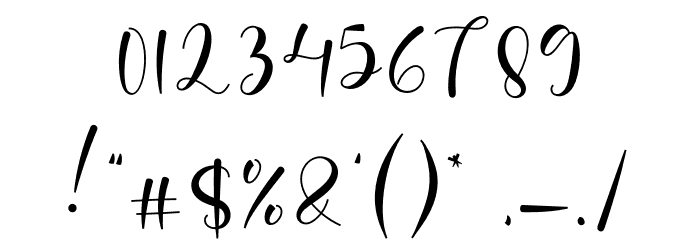 Hosbela Font OTHER CHARS