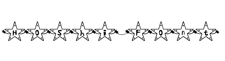 Hoshi Font Fonte