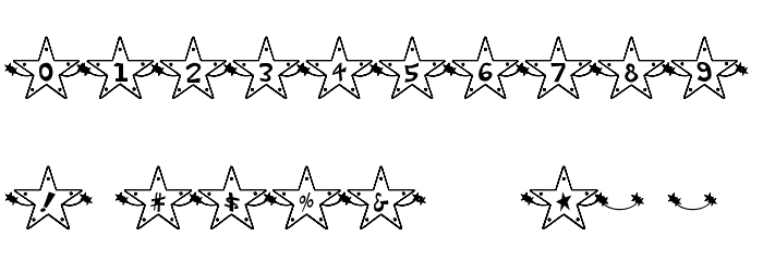 Hoshi Font Font OTHER CHARS
