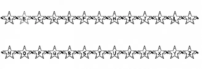 Hoshi Font Font UPPERCASE