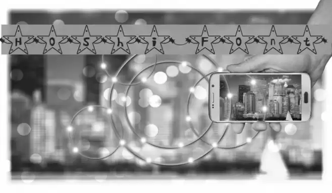 Hoshi Font Font examples