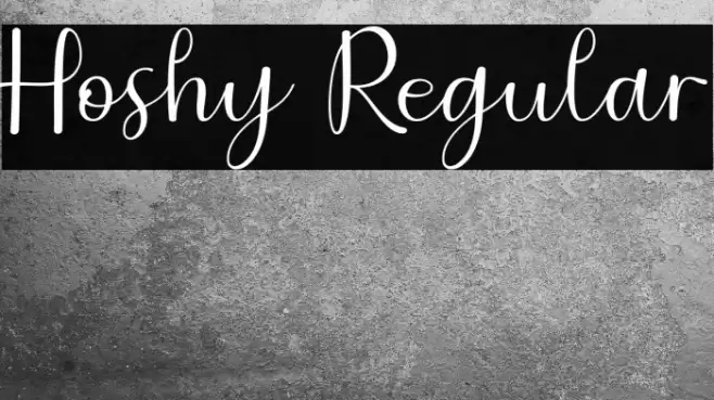 Hoshy Regular Fuentes examples