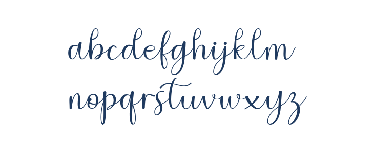 Hoshy Regular Lowercase