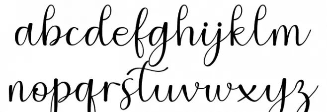 Hoshy Regular Fuentes MINÚSCULAS