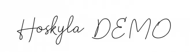 Hoskyla DEMO  Fuentes Gratis Descargar