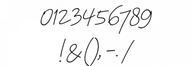 Hoskyla DEMO Font OTHER CHARS