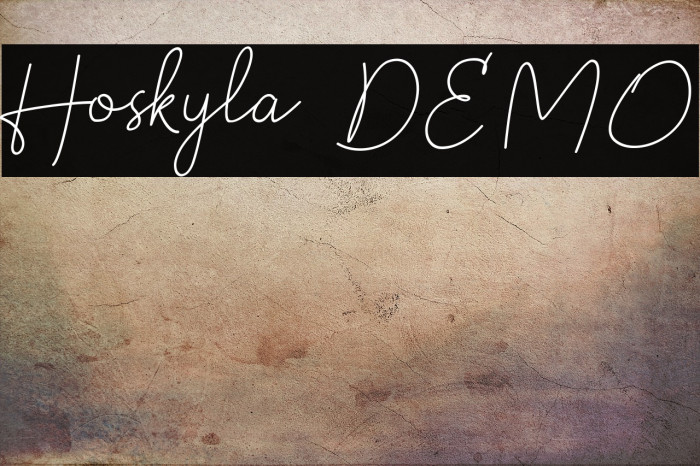 Hoskyla DEMO Example 3