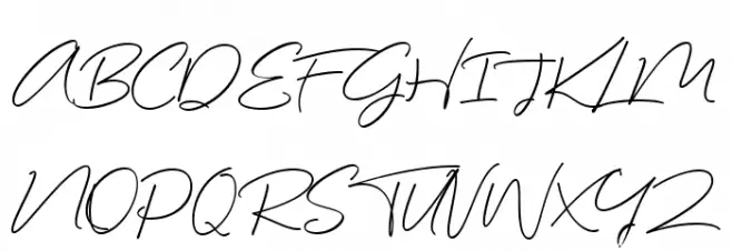 Hosperity Regular Font UPPERCASE