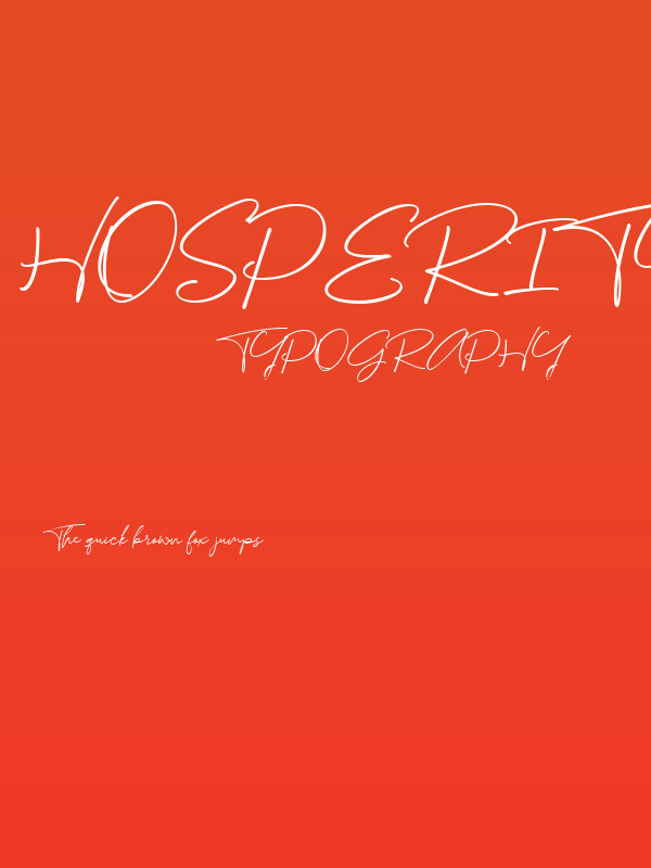 Hosperity Regular Poster