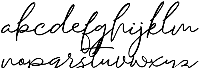 Hosperity Regular Font Litere mici