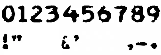 Hospital Font OTHER CHARS