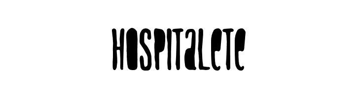 Hospitalete  Скачать бесплатные шрифты