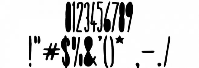 Hospitalete Font OTHER CHARS