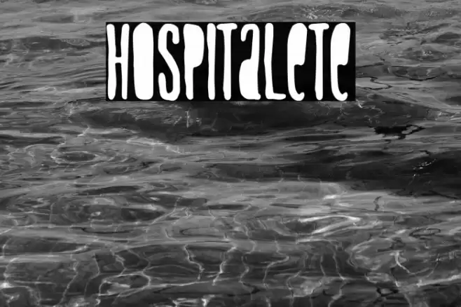 Hospitalete Font examples