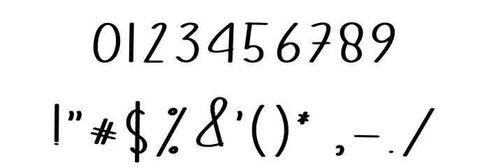 Host Christmas Font OTHER CHARS