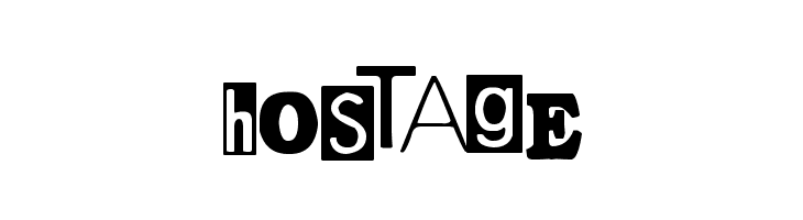 Hostage  免费字体下载