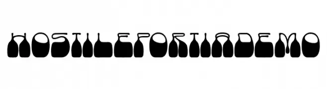 HostilePortiaDemo  नि: शुल्क फ़ॉन्ट्स डाउनलोड