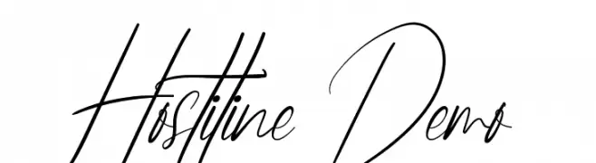 Hostiline Demo  Fuentes Gratis Descargar
