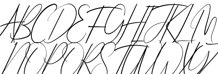 Hostiline Demo Font UPPERCASE