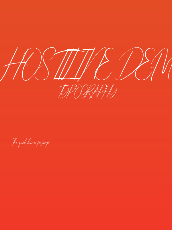 Hostiline Demo Poster