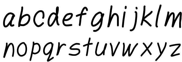Hot August Night Font LOWERCASE