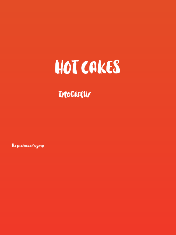 Hot Cakes Poster